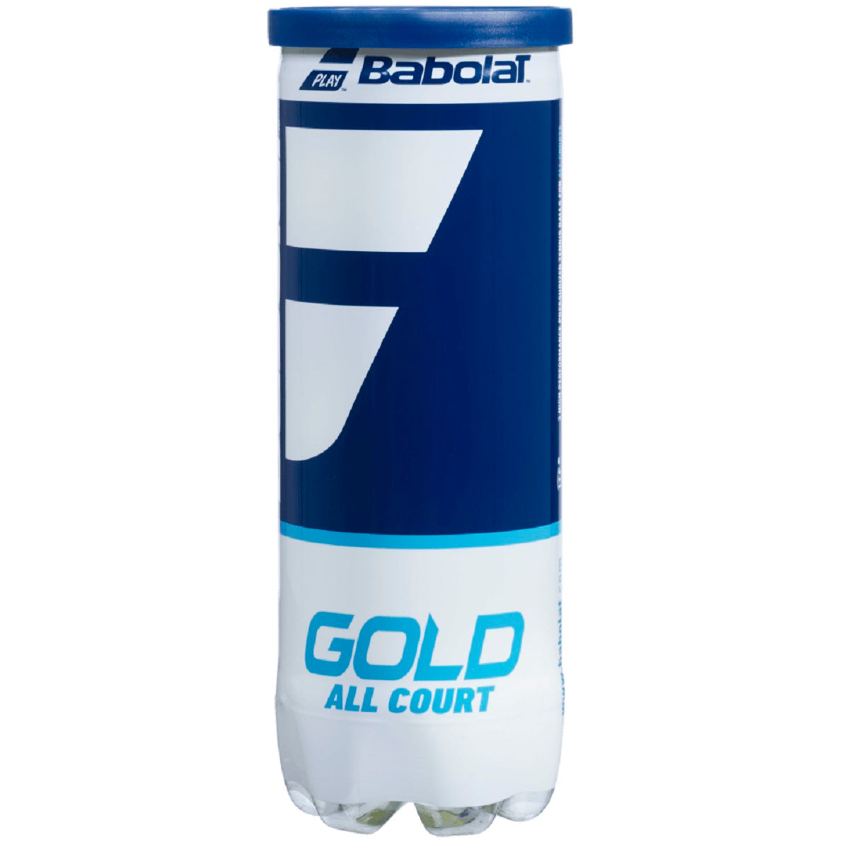 501091-CASE Babolat Gold All Court Tennis Balls - Case (72 Balls) - Can