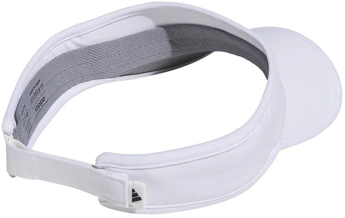5158680 Adidas Men's Superlite 3 Tennis Visor (White/Black)