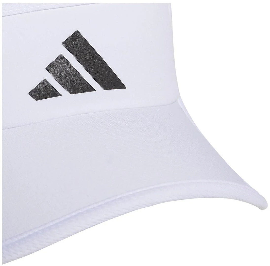 5158680 Adidas Men's Superlite 3 Tennis Visor (White/Black)