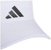5158680 Adidas Men's Superlite 3 Tennis Visor (White/Black)