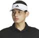 5158680 Adidas Men's Superlite 3 Tennis Visor (White/Black)