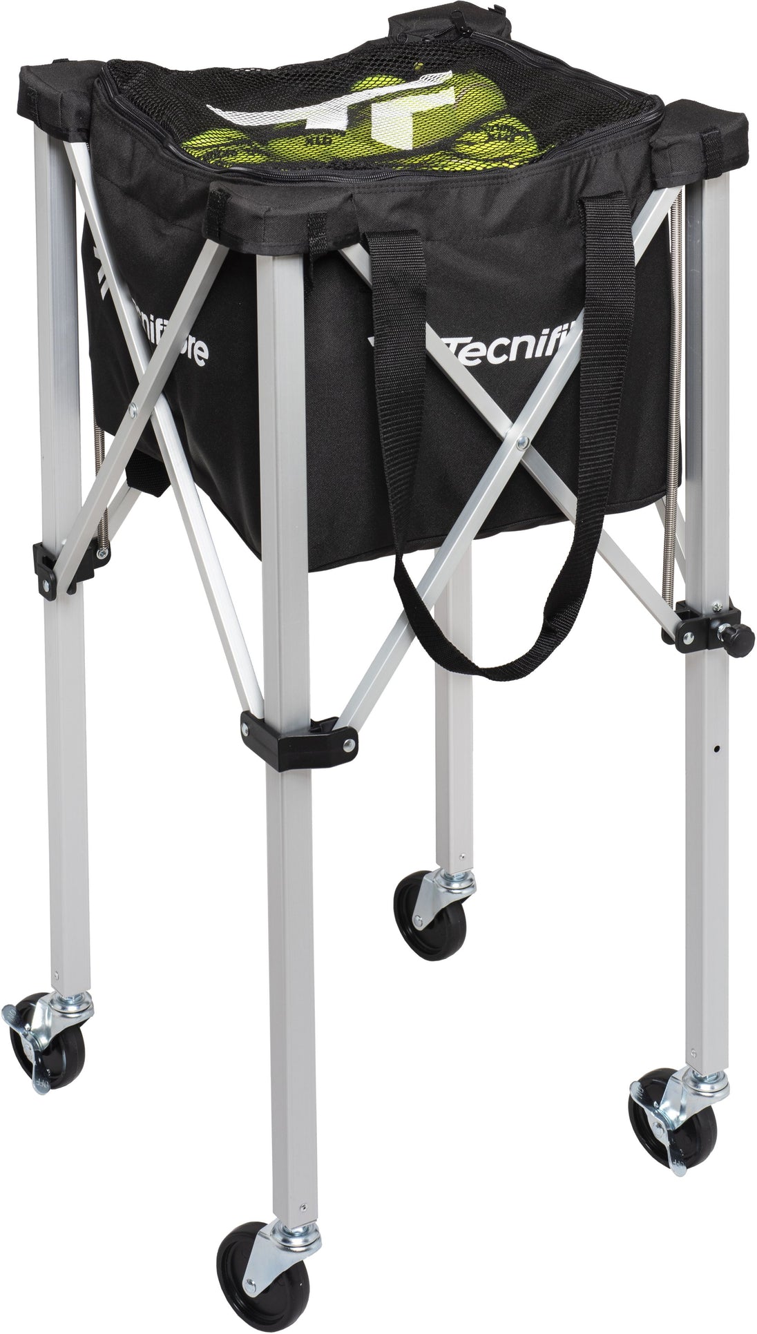 57PANIERBA Tecnifibre 150 Ball Collapsible Tennis Teaching Cart