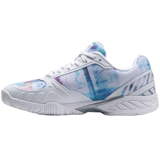 5PM01807-780Fila Women's Volley Zone Pickleball Shoes (Multicolor/White/Metallic Silver) - Left