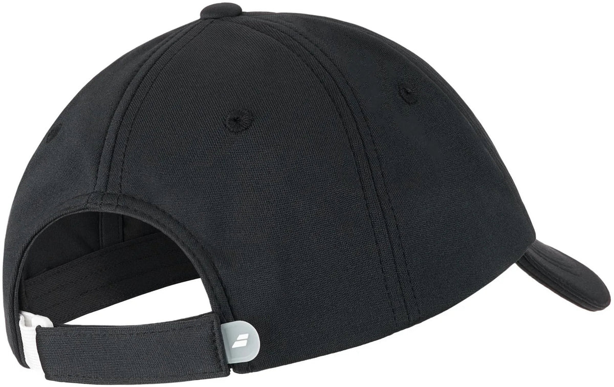 5UB1221-2000 Babolat Unisex Pure Logo Tennis Hat (Black)