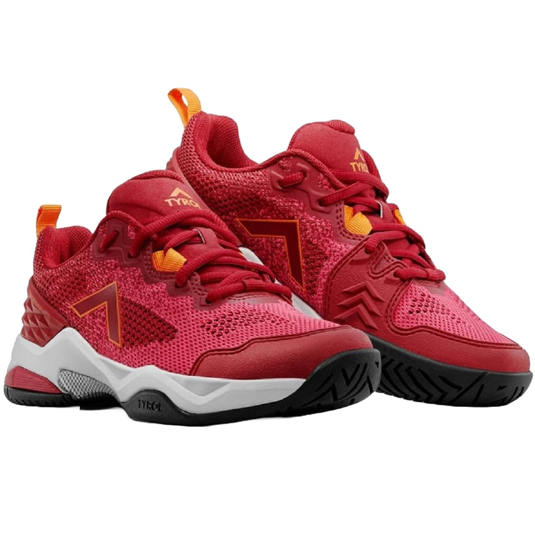 6000-PKCR Tyrol Women's Smash Pickleball Shoes (Pink/Crimson) - Pair