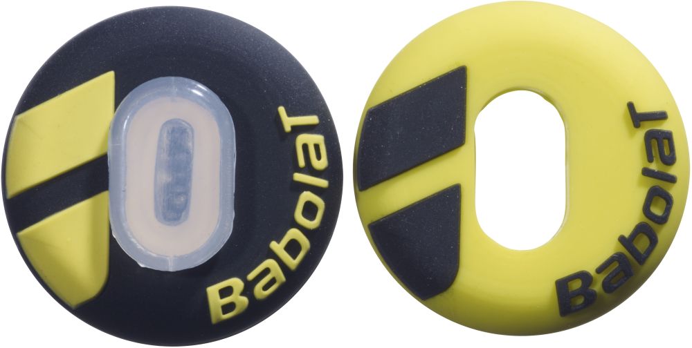 700040-142 Babolat Custom Damp Feel Vibration Dampener x2 (Black/Yellow)