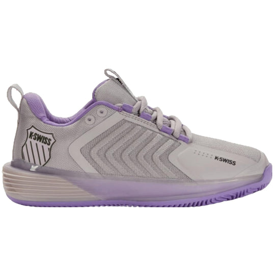 98415-028 K-Swiss Women's Ultrashot 3 Herringbone Tennis Shoes (Raindrops/Paisley Purple/Moonless Night) - Right