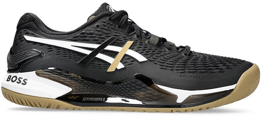 Asics Men’s Gel-Resolution 9 X Hugo Boss Tennis Shoes (Black Camel) a