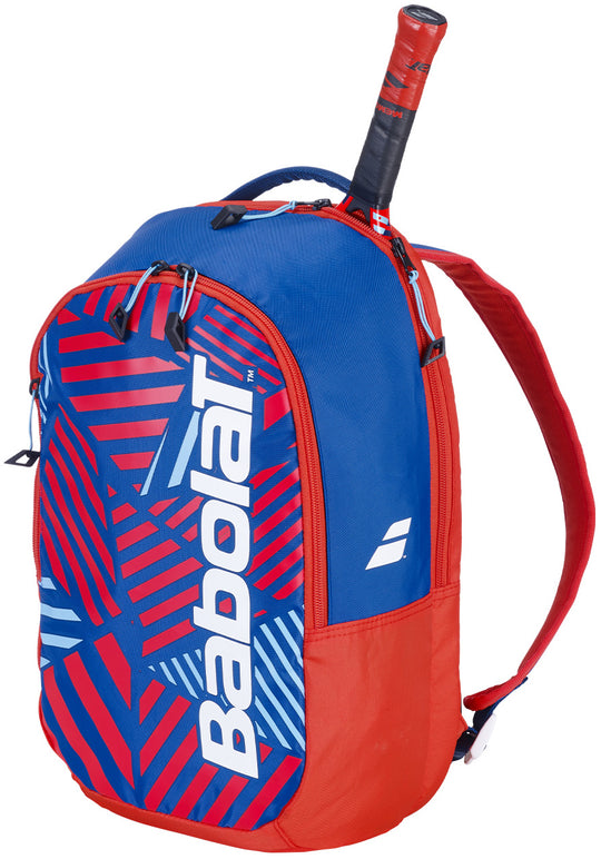 BFly-753109-209-BNDL Babolat B'Fly Junior Tennis Racquet Bundled w Backpack (White/Blue/Red)