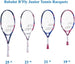 BFly-753109-209-BNDL Babolat B'Fly Junior Tennis Racquet Bundled w Backpack (White/Blue/Red)