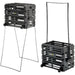 Tourna Ballport Deluxe 80-Ball Wheeled Tennis Ball Hopper