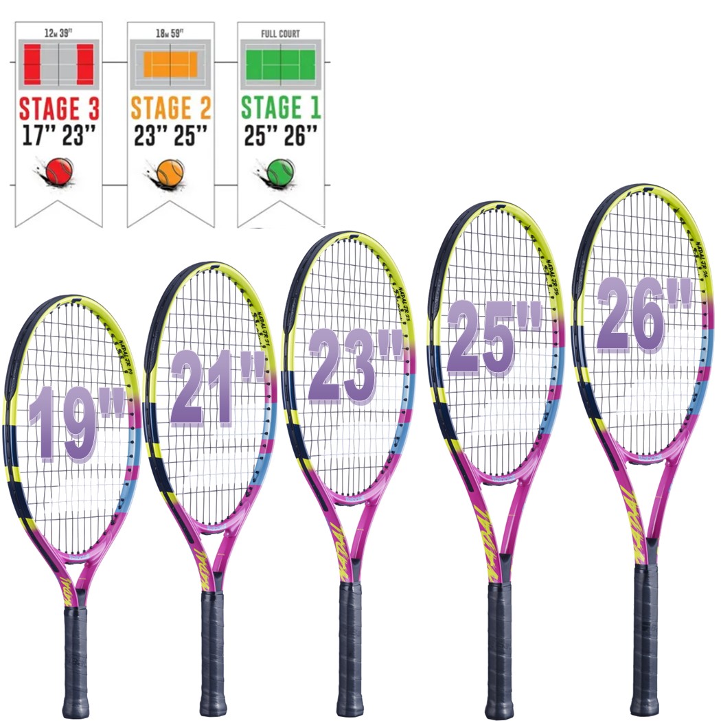 Babolat Nadal Junior Tennis Racquet (Rafa 2nd Edition) + 3 Black Overgrips + 3 Tennis Balls