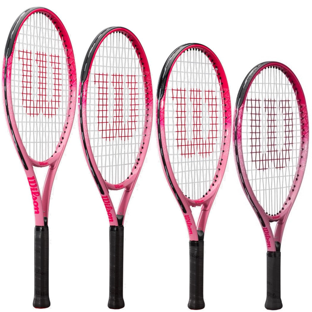 BurnPinkJunior-RedFoam Wilson Burn Pink Junior Tennis Racquet bundled w 3 Red Foam Tennis Balls