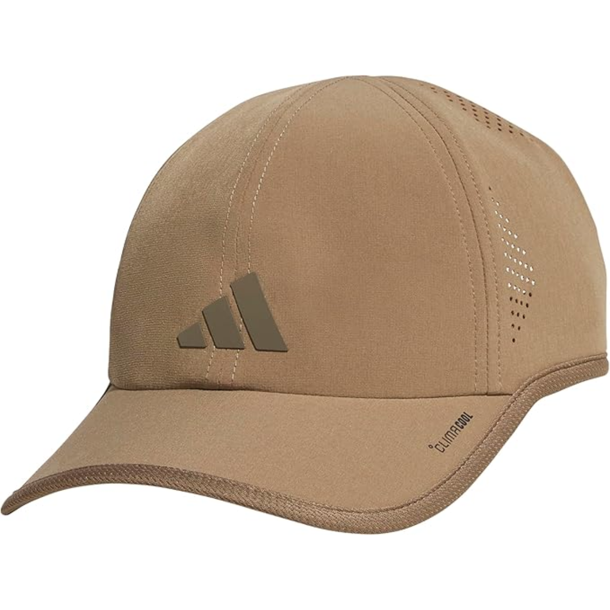 CADH2A-KHA_Adidas_Mens_Superlite_3_Tennis_Hat_Khaki_Six_Cargo_Brown