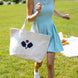 CCT264 Ame & Lulu Country Club Tote (Crossed Paddles) c