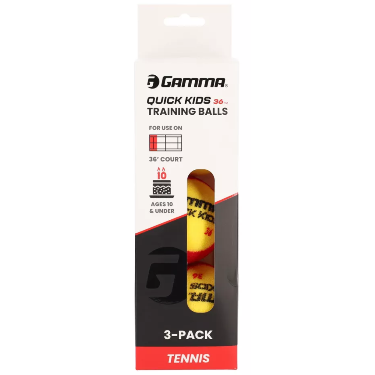 CFQ3611_Gamma_Quick_Kids_36_Court_Foam_Tennis_Balls