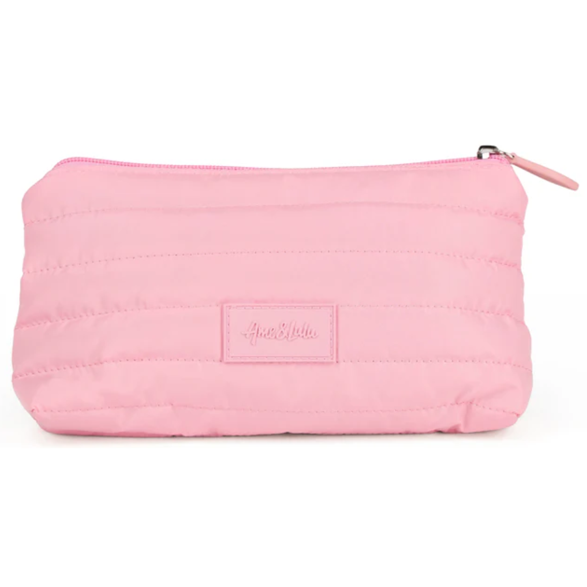 EDP373_Ame_Lulu_Everyday_Tennis_Pouch_Light_Pink_Puffer