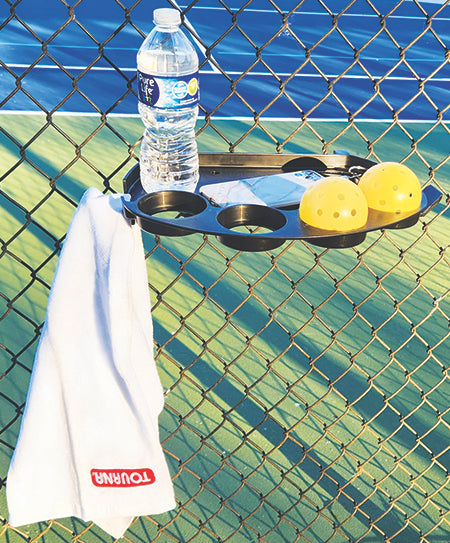F-TRY-BK Tourna Tennis Court Fence Tray