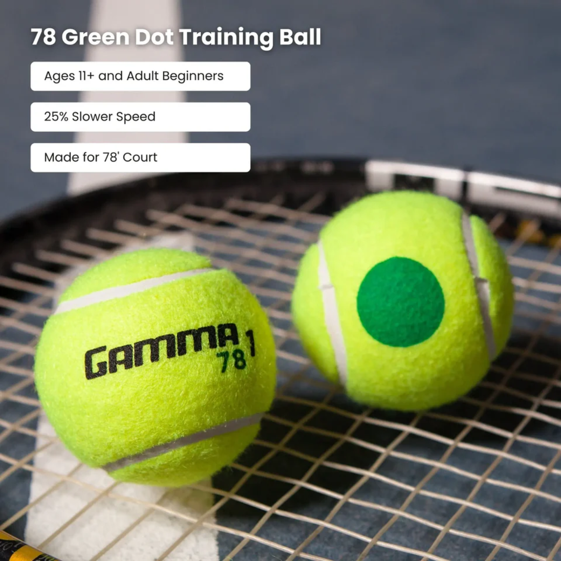Gamma_Green_Dot_Tournament_78_Tennis_Balls