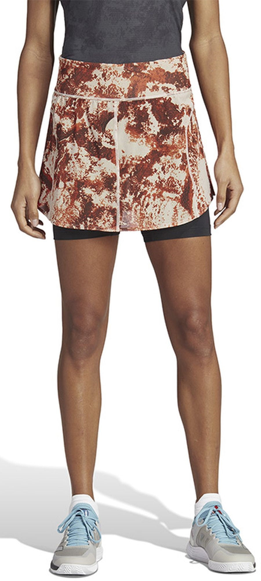 HZ8722 Adidas Women's Paris Match Tennis Skirt (Wonder Taupe)