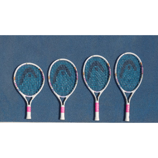 HeadPawJRWht-262615-PKBall-BNDL Head Paw Patrol Junior Tennis Bundle (White/Purple) - 1 Racquet, 1 Backpack & 3 Balls