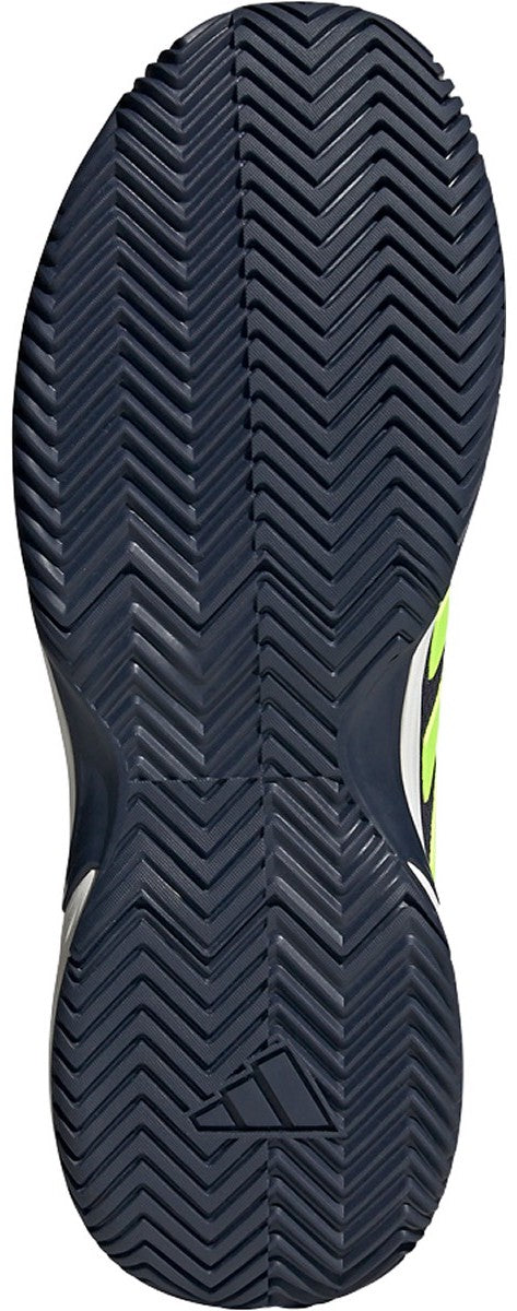 IE0854 Adidas Men's GameCourt 2 Tennis Shoes (Shadow Navy/Lucid Lemon/Core White)