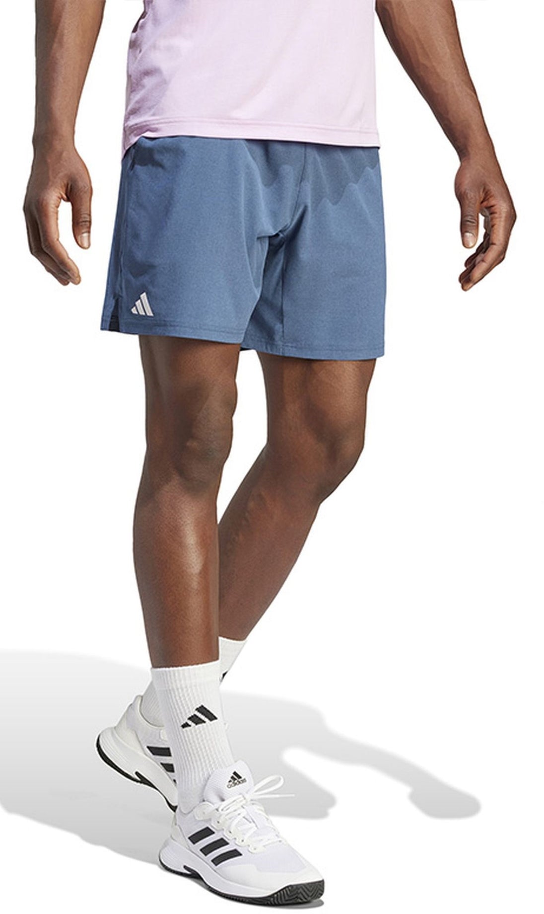 IJ4929 Adidas Men's Ergo Tennis Shorts 7 Inch (Crew Navy/Crew Blue)