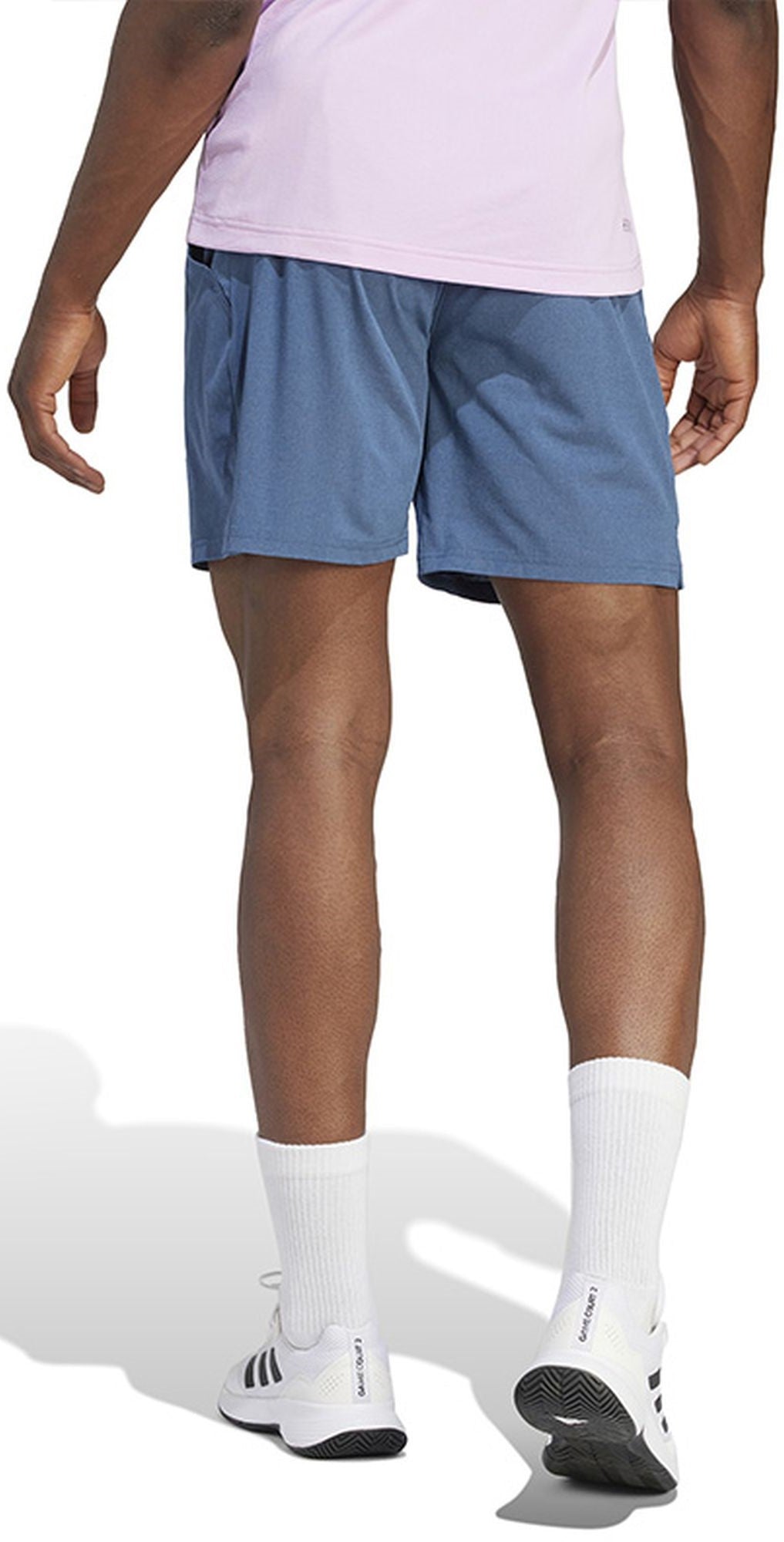 IJ4929 Adidas Men's Ergo Tennis Shorts 7 Inch (Crew Navy/Crew Blue)