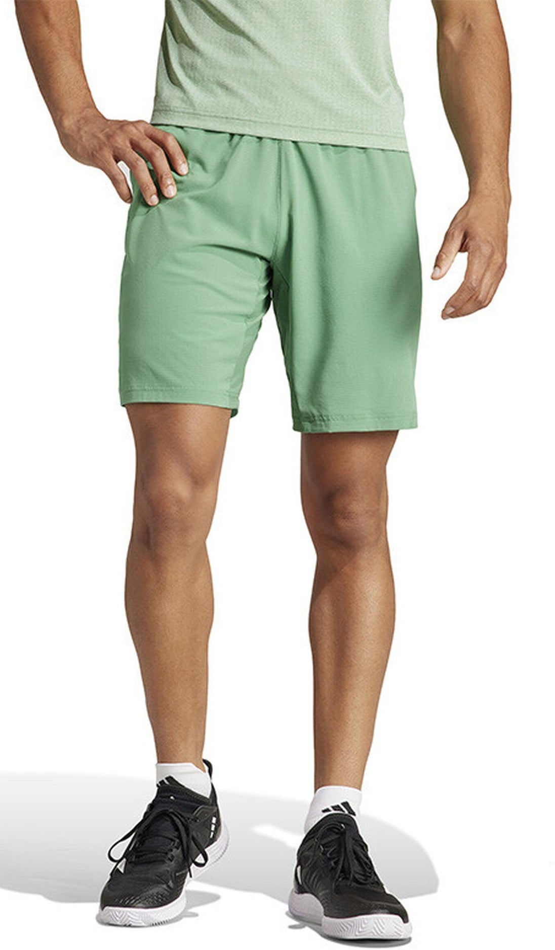 IQ4732 Adidas Men's Ergo Tennis Shorts 7 Inch (Preloved Green)