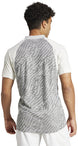 IV7147 Adidas Men's Airchill Pro FreeLift Tennis Polo (Grey Two/Black/Off White)