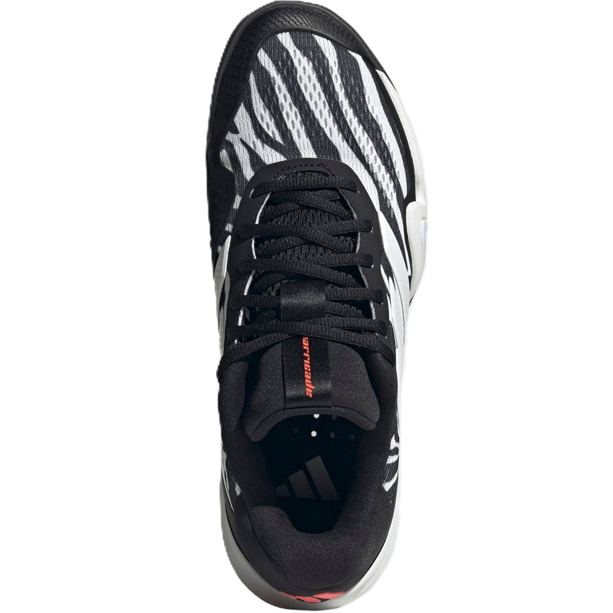 Adidas Men's Barricade 14 Tennis Shoes (Black/White/Orange)