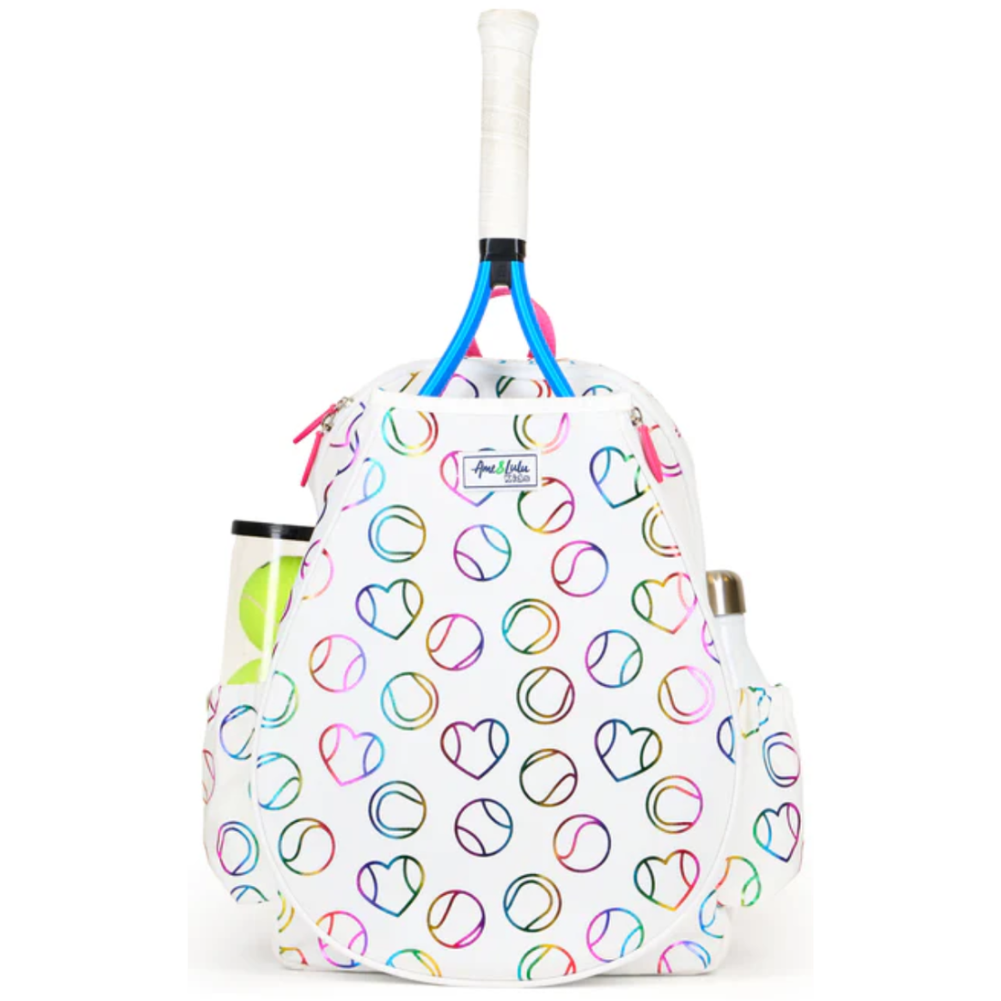 LLTBP327_Ame_Lulu_Little_Love_Tennis_Backpack_Metallic_Rainbow