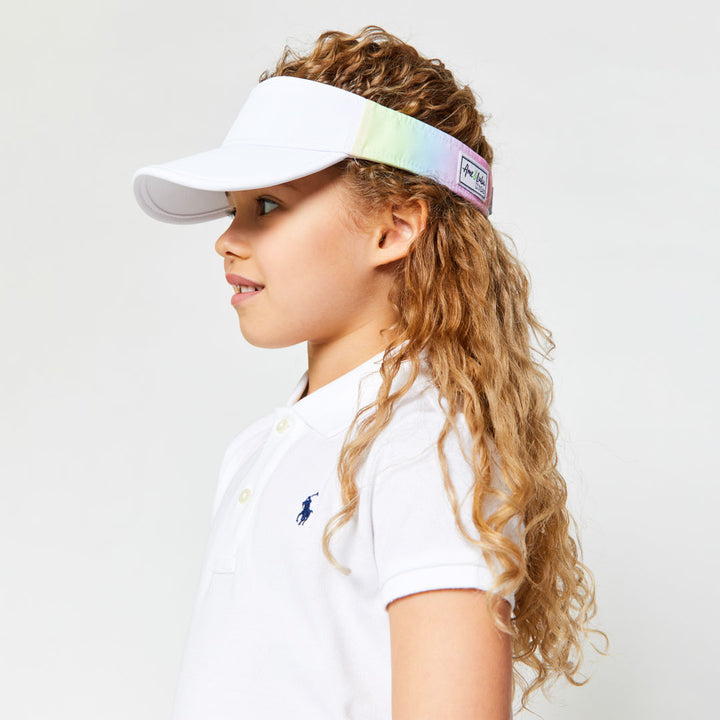 LLV256 Ame & Lulu Little Love Tennis Visor (Rainbow Sherbert)