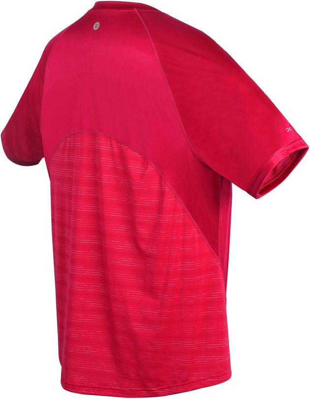 M2301-CARD DUC Men's Racer Performance Tennis Crew (Cardinal)