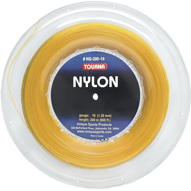Tourna Nylon Tennis String (Reel) - Gold