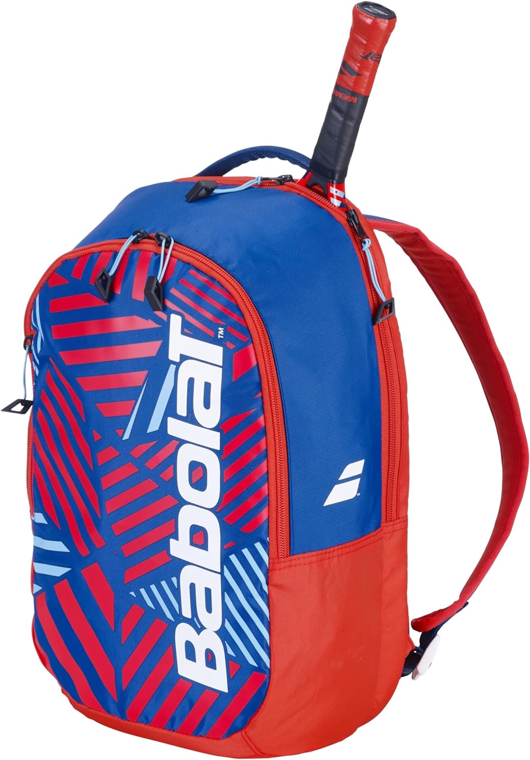 NadalRafa2ndGen-753109-209-BNDL Babolat Nadal Junior Tennis Racquet (Rafa 2nd Gen) Bundled w a Backpack (White/Blue/Red)