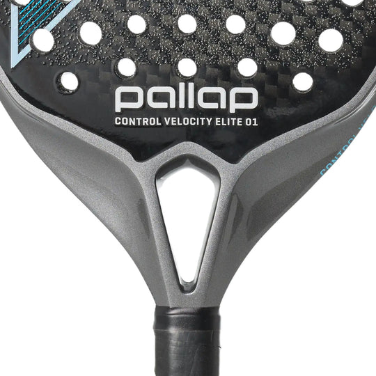 PR3E24SC Pallap Control Velocity Elite 01 Padel Racket (Silver/Carbon)