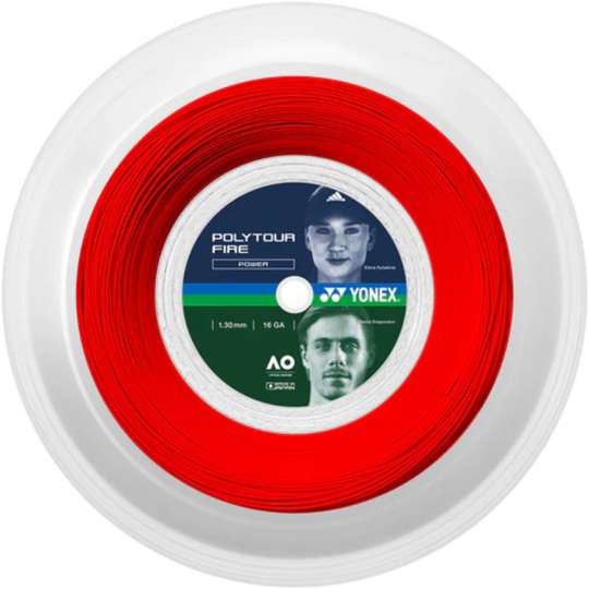 PTGFO130-2BRR_Yonex_PolyTour_Force_130_Tennis_String_Reel_BrightRed