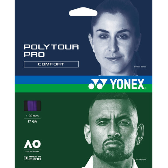 PTGP115MP Yonex PolyTour Pro 115 Tennis String (Set) Midnight Purple