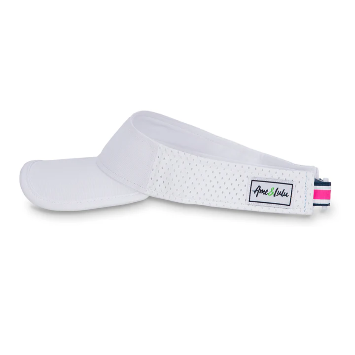 PV160_Ame_Lulu_Womens_Performance_Tennis_Visor_Pink_Navy