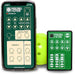 Smartphone and remote control with Pickleball Tutor app interface on a white background
