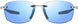 SRDE0-CLR Revo Descend Fold Sports Sunglasses (Crystal/Blue Water)