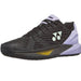 STE5CBKPU Yonex Men's Power Cushion Eclipsion 5 Clay Tennis Shoes (Black/Purple)