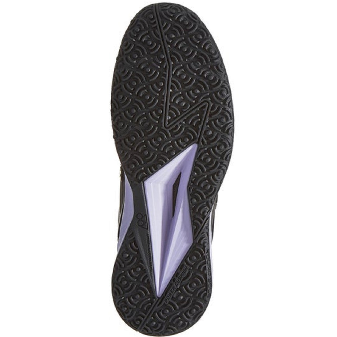 STE5CBKPU Yonex Men's Power Cushion Eclipsion 5 Clay Tennis Shoes (Black/Purple)