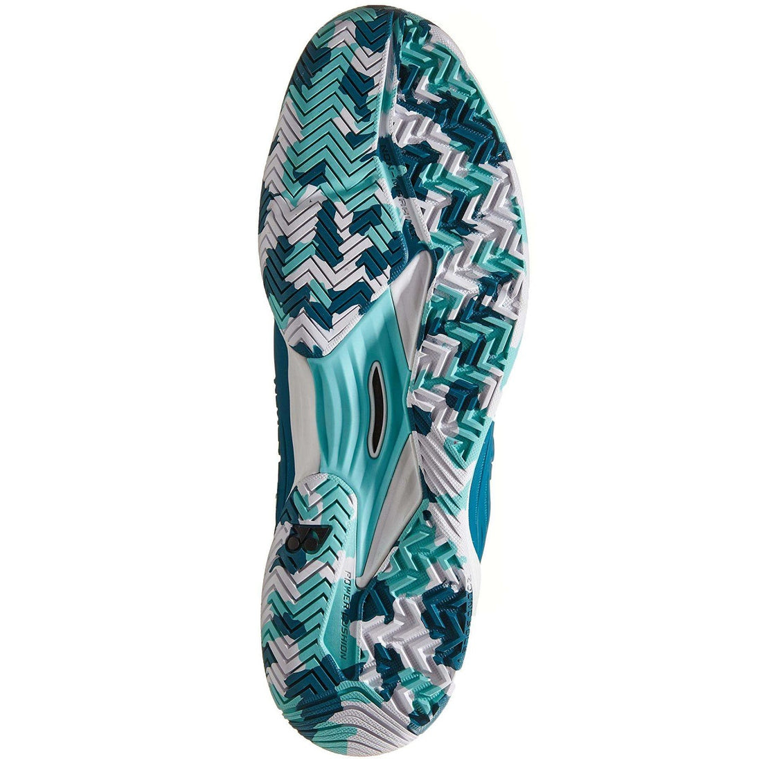 STFR5BG Yonex Men's Fusion Rev 5 Tennis Shoes (Blue/Green)