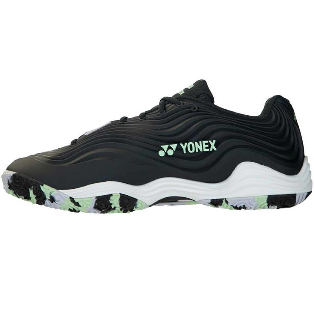 STFR5CBK Yonex Men's Fusion Rev 5 Clay Tennis Shoes (Black)
