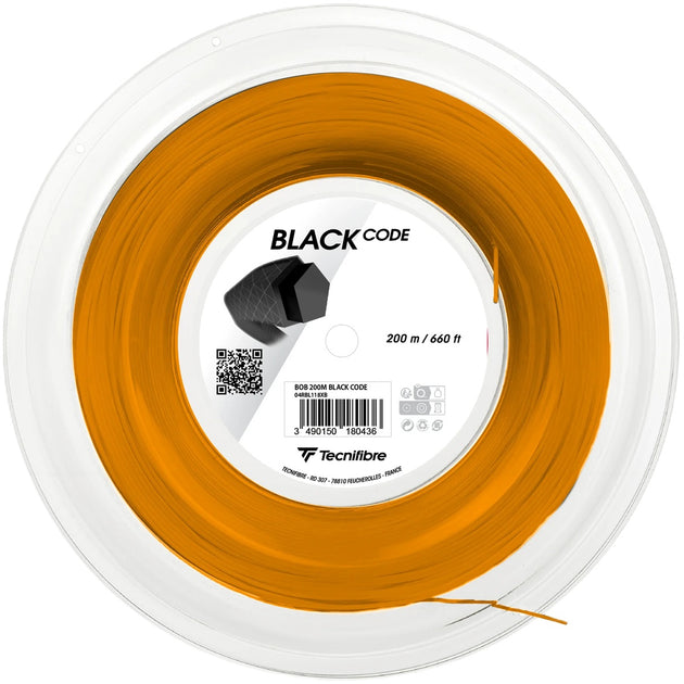Tecnifibre Black Code 16g Tennis String (Reel) - Fire