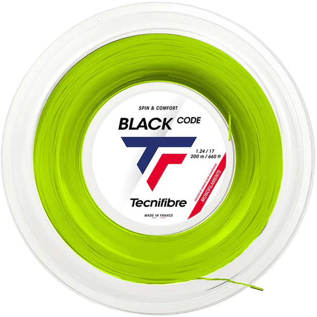 Tecnifibre Black Code 16g Tennis String (Reel) - Lime