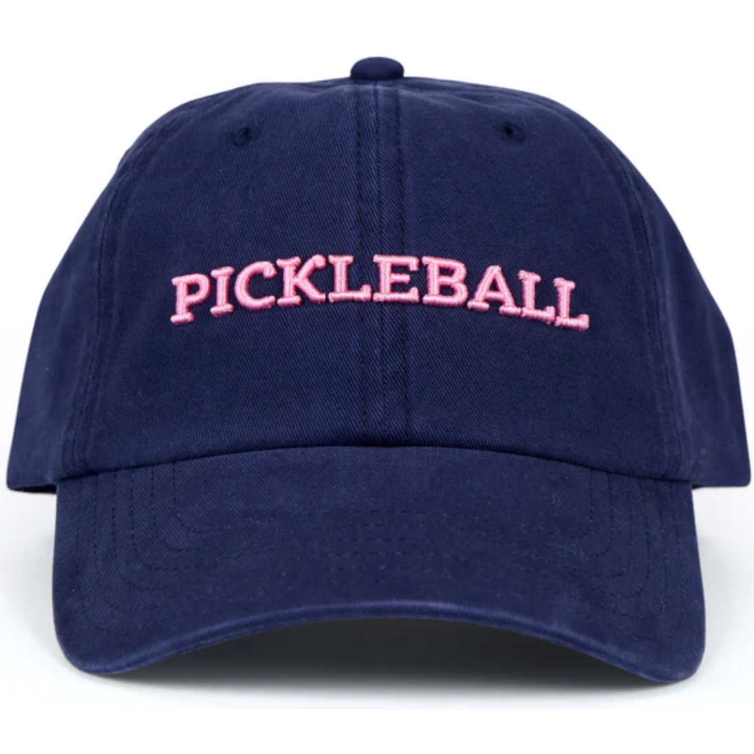 TPH317_Ame_Lulu_Womens_Triple_Play_Hat_Navy_Pink_Pickleball