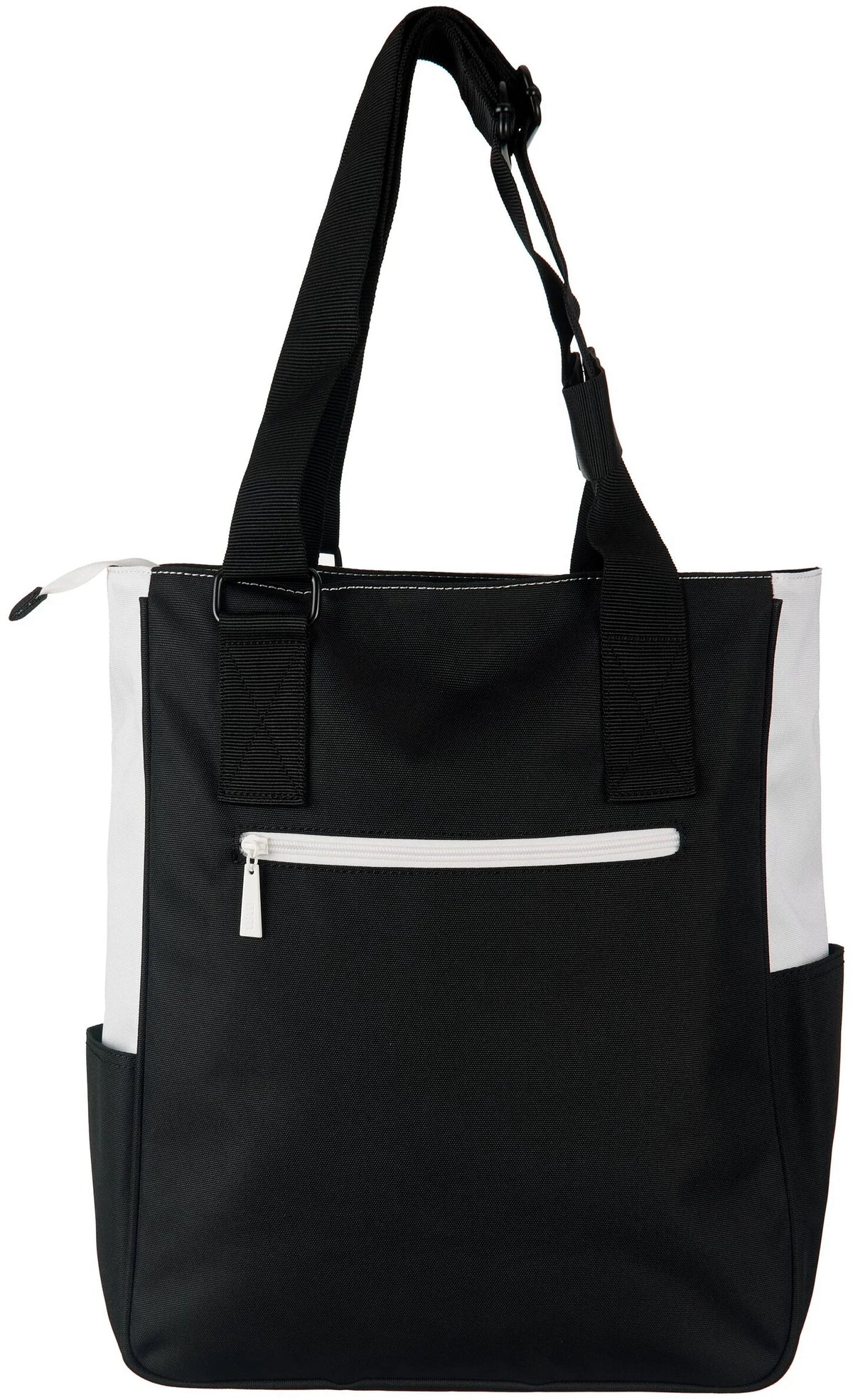 TT03-23.1 Maggie Mather Original Tennis Tote (Black/Sea Salt Block)